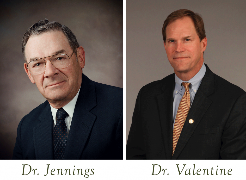 Dr. Jennings and Dr. Valentine